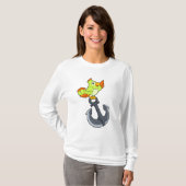 Papagei mit Anchor T-Shirt (Vorne ganz)