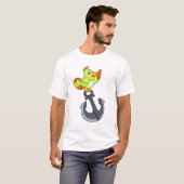 Papagei mit Anchor T-Shirt (Vorne ganz)