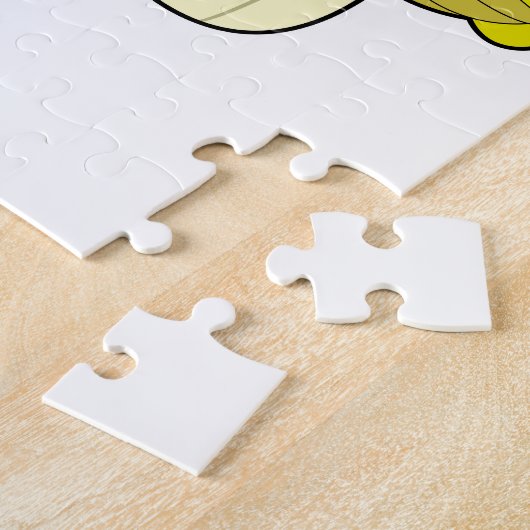 Papagei mit Banane Puzzle (Seite)