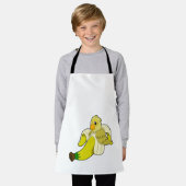 Papagei mit Banane Schürze (Getragen)