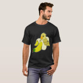 Papagei mit Banane T-Shirt (Vorne ganz)