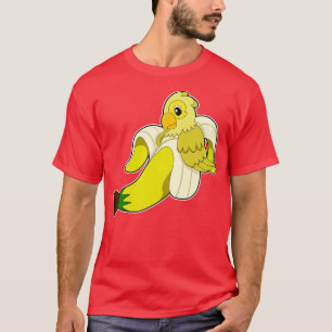 Papagei mit Banane T-Shirt