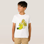Papagei mit Banane T-Shirt (Vorne ganz)