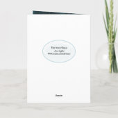 Papagei mit Blasen Geburtstag auf karierten Karte (Rückseite)