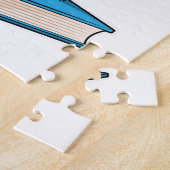 Papagei mit Buch Puzzle (Seite)