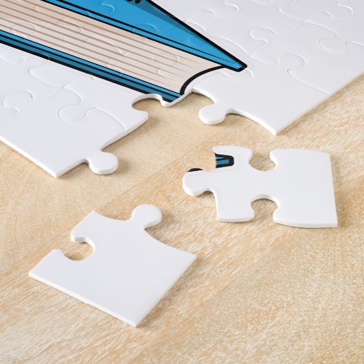 Papagei mit Buch Puzzle (Seite)