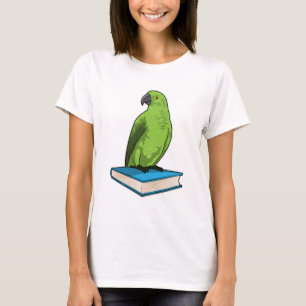 Papagei mit Buch T-Shirt