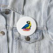 Papagei mit Donut Button (Beispiel)