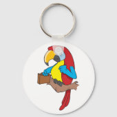 Papagei mit einem Schlüsselanhänger (Vorderseite)