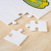 Papagei mit klinischem Thermometer Puzzle (Seite)