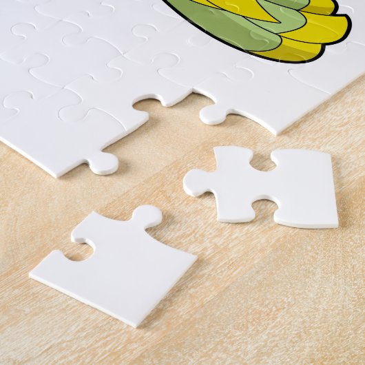Papagei mit klinischem Thermometer Puzzle (Seite)