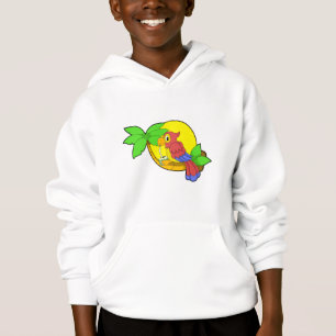 Papagei mit Kokosnuss Hoodie