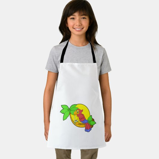 Papagei mit Kokosnuss Schürze (Insitu)