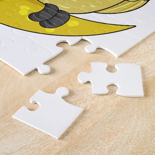 Papagei mit Mond Puzzle (Seite)