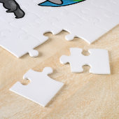 Papagei mit Orangensaftglas Puzzle (Seite)