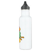 Papagei mit rotem Kopf Edelstahlflasche (Rechts)