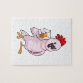 Papagei mit Saft Puzzle (Horizontal)