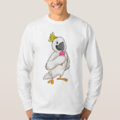 Papagei mit Waffeleis T-Shirt (Vorderseite)