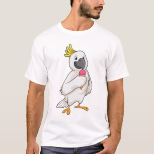 Papagei mit Waffeleis T-Shirt