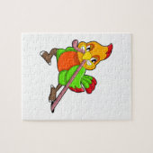 Papagei mit Wurm Puzzle (Horizontal)