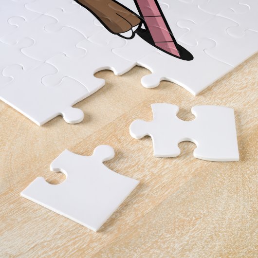 Papagei mit Wurm Puzzle (Seite)