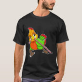 Papagei mit Wurm T-Shirt (Vorderseite)