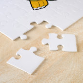 Papagei mit Zierglas Puzzle (Seite)