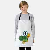 Papagei mit Zierglas Schürze (Getragen)