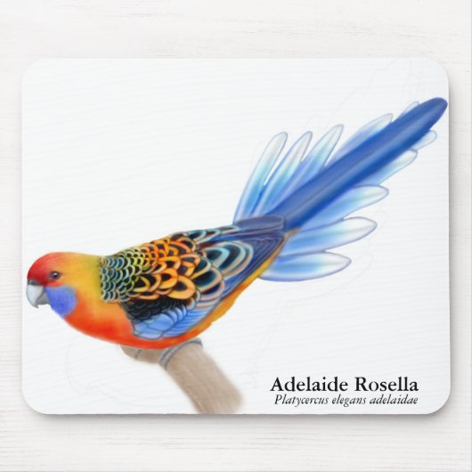 Papagei Mousepad Adelaides Rosella (Vorne)