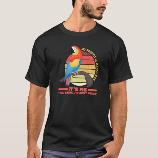 Papagei-Mutter T-Shirt (Vorderseite)