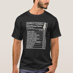 Papagei Nahrungsfakte I Goffins Cockatoo T-Shirt