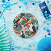 Papagei Napkins Pappteller (Party)