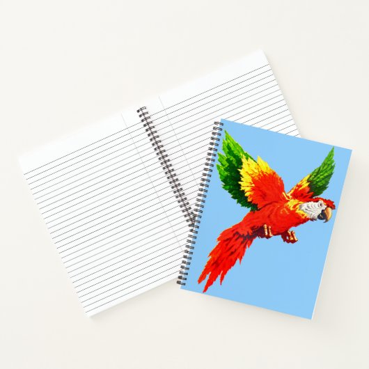 Papagei Notizblock (Innenseite)