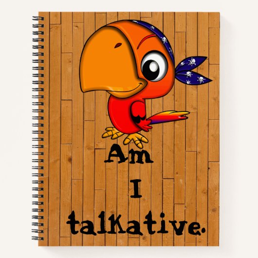 Papagei Notizblock (Vorderseite)