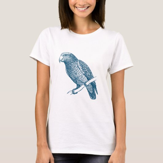 Papagei - Ocean Blue T-Shirt (Vorderseite)