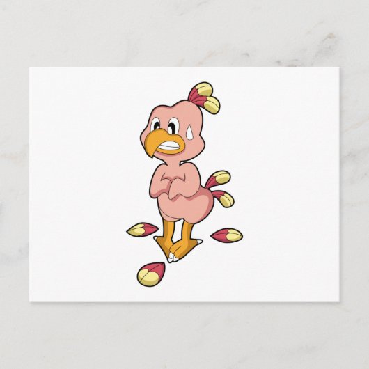 Papagei ohne Feathers.PNG Postkarte (Vorderseite)