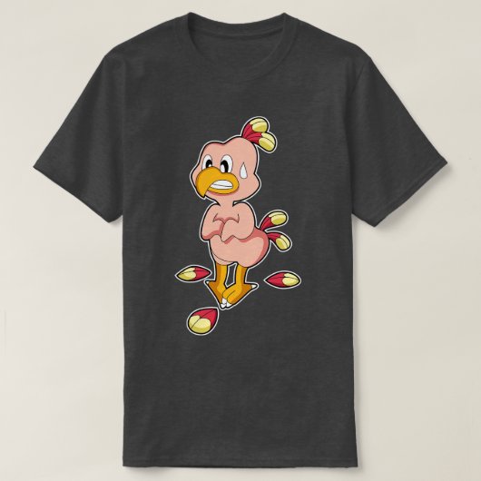 Papagei ohne Federn T-Shirt (Design vorne)