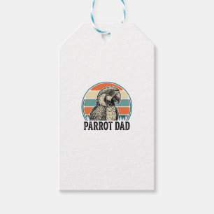 Papagei Papa Vintage Sonnenuntergang Gravur Shirt  Geschenkanhänger