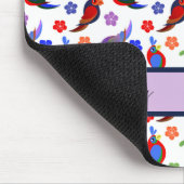 Papagei, Papageien, Vögel, hell, Blume, "exotische Mousepad (Ecke)