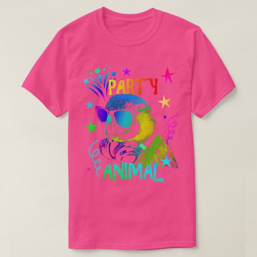 Papagei-Party T-Shirt (Design vorne)