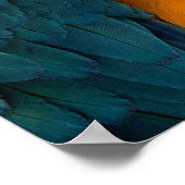 Papagei-Post-it-Hinweise Poster (Ecke)