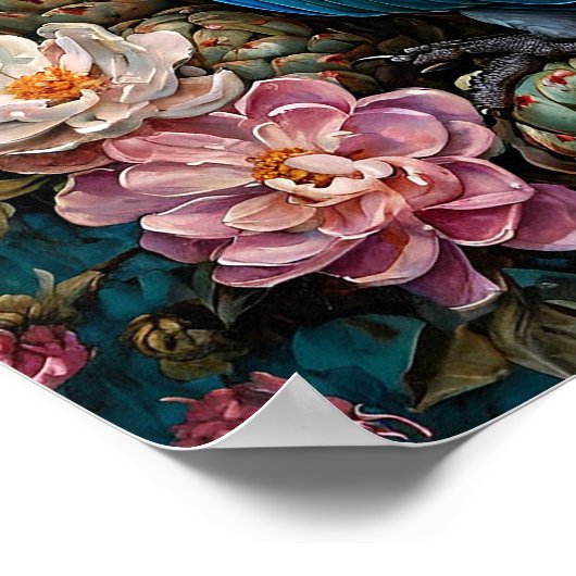 Papagei Poster (Ecke)