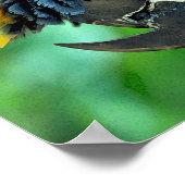 Papagei Poster (Ecke)