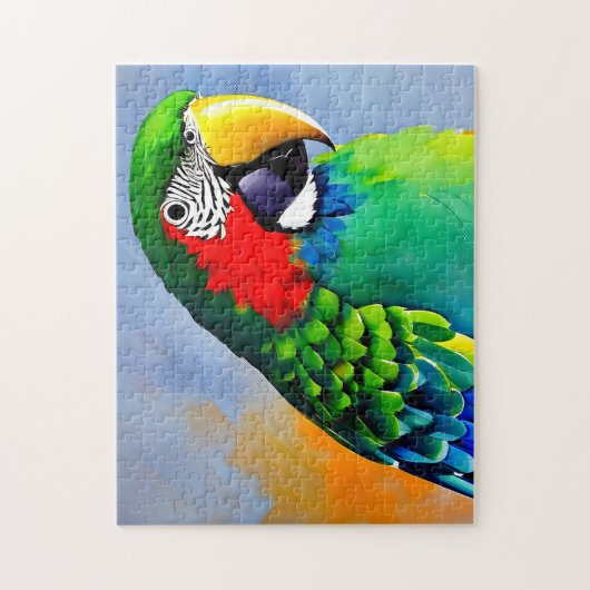 Papagei Puzzle (Vertikal)