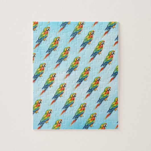 Papagei Puzzle (Vertikal)