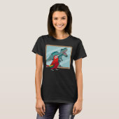 Papagei & Rex Reflektion I Scarlet Macaw T-Shirt (Vorne ganz)