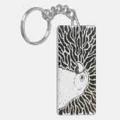 Papagei Schlüsselanhänger (Vorderseite links)