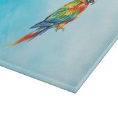 Papagei Schneidebrett (Ecke)