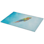 Papagei Schneidebrett (Ecke)