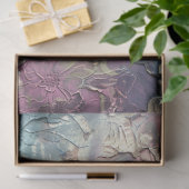 Papagei, Shabby Chic, Ziervogel und Blumenstrauß Seidenpapier (Geschenk)